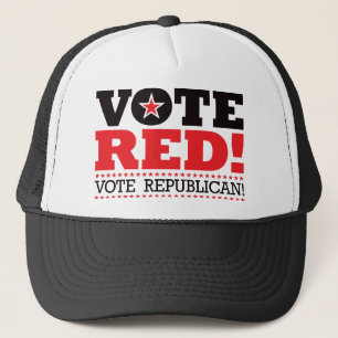 Stem rood! Stem Republikein! Trucker Pet