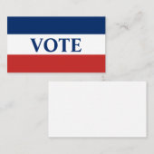 STEM Rood Wit en Blauw Strepen Visitekaartje (Voorkant / Achterkant)