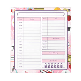 STEM Science Teacher Dagelijkse Planner Notitieblok