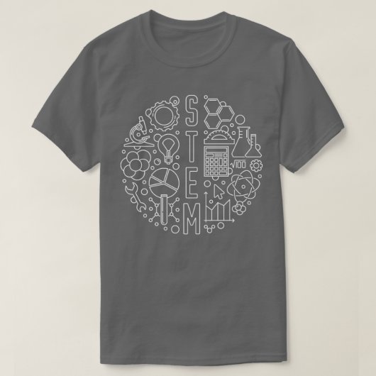 STEM Science, Tech, Engineering and Mathematics SC T-shirt (Design voorkant)