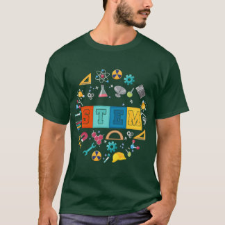 Stem Science Technologie Engineering Wiskunde Lera T-shirt
