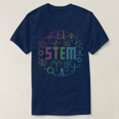STEM Science Technology Engineering Wiskunde leraa T-shirt (Design voorkant)