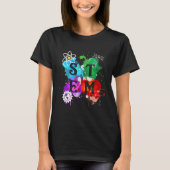 STEM Science Technology Engineering Wiskunde Teach T-shirt (Voorkant)