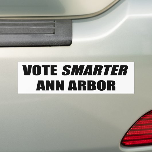 STEM SLIMMER ANN ARBOR BUMPERSTICKER (Op auto)