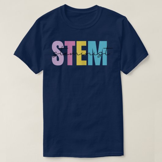 Stem Squad Science Technology, Engineering Wiskund T-shirt (Design voorkant)
