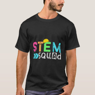 Stem Squad Science Technology Engineering Wiskunde T-shirt