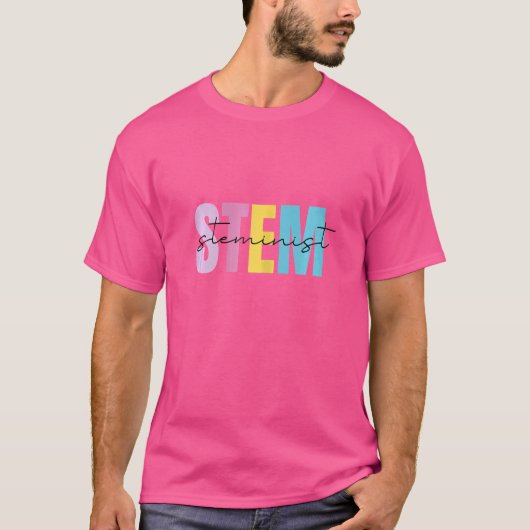 STEM Squad Science Technology Engineering Wiskunde T-shirt (Voorkant)