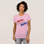 Stem! Stem! Stem! patriottisch rood wit & blauw 20 T-shirt (Voorkant volledig)