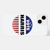 Stem Sterren en Strepen Typografie - Verkiezingen Case-Mate iPhone Case (Achterkant (horizontaal))