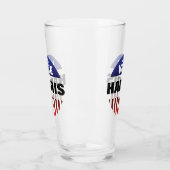 Stem Sterren en Strepen Typografie - Verkiezingen Glas (Links)