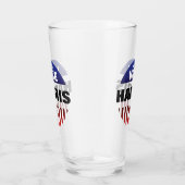 Stem Sterren en Strepen Typografie - Verkiezingen Glas (Rechts)