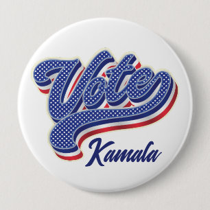 Stem sterren en strepen - Verkiezingen Ronde Button 4,0 Cm