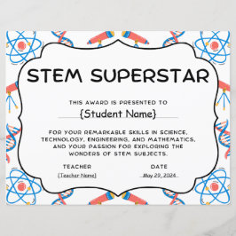 STEM Superstar Student Recognition Award