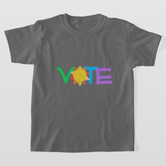 Stem T-shirt Zon GOTV / Stem met Zon (Laagn)