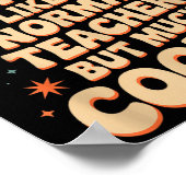 Stem Teacher Definition Funny Science Math Tech Te Poster (Hoek)