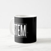 Stem Teacher Science Technology Engineering Wiskun Koffiemok (Voorkant links)