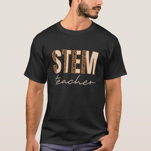 Stem Teacher Science Technology Engineering Wiskun T-shirt (Voorkant)