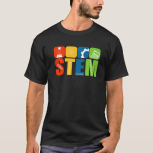 Stem Teacher Science Technology Engineering Wiskun T-shirt