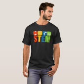 Stem Teacher Science Technology Engineering Wiskun T-shirt (Voorkant volledig)
