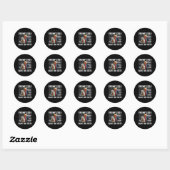 Stem Trump 2025 Grappig Save The Cats  Ronde Sticker (Vel)