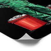 Stem Trump Garbyge Man Blijf Trashy 2024 Verkiezin Poster (Hoek)