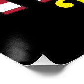 STEM TRUMP REPUBLIKEINS PRESIDENT 2024 GROOT-VEREN PERFECT POSTER (Hoek)