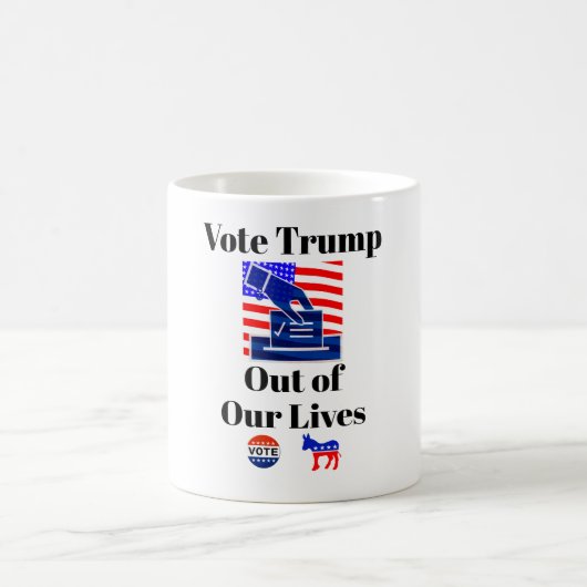 Stem Trump Uit Ons Leven Koffie Mok (Center)