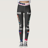 Stem Trump uit ons leven Leggings (Voorkant)