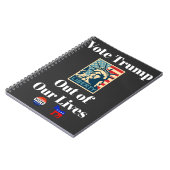 Stem Trump uit ons leven Notitieboek (Linkerzijde)
