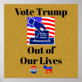 Stem Trump uit ons leven Poster (Voorkant)