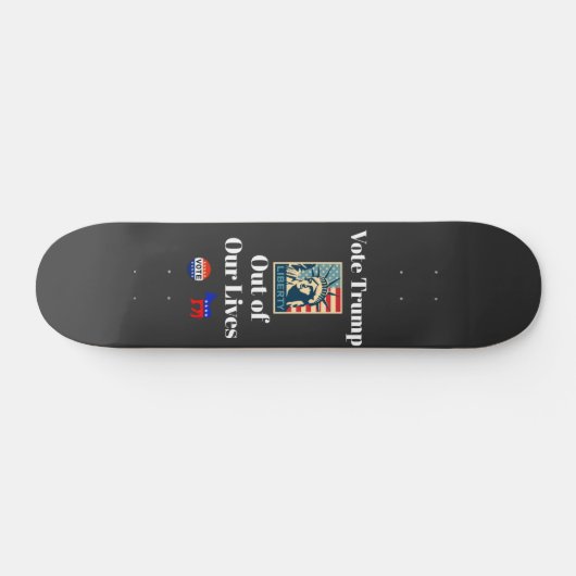 Stem Trump uit ons leven Skateboard (Horizontaal)
