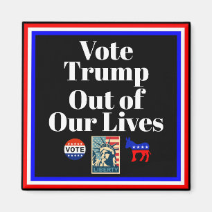 Stem Trump uit onze levens magneet