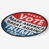 Stem Trump Vance 2024 Papieren Bordje (Gekanteld)
