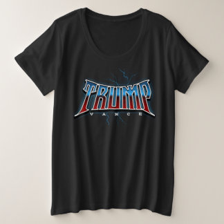 Stem Trump Vance elektrisch duo 2024 Verkiezingen  Grote Maat T-shirt