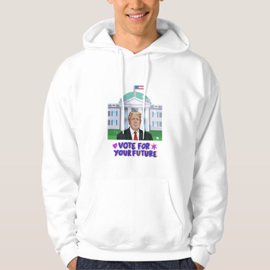 Stem Trump - Vet Patriottisch Hoodie (Voorkant)
