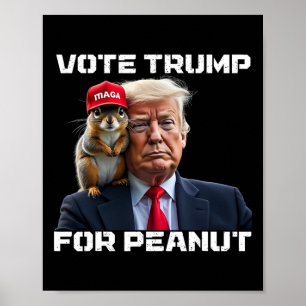 Stem Trump Voor Peanut De Eekhoorn 2  Poster
