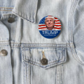 STEM Trump voor President 2024 Ronde Button 5,7 Cm (In situ)