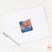 STEM Trump voor President 2024 Vierkante Sticker (Envelop)