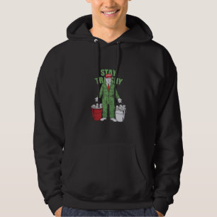 Stem Trump Vuilnisman Blijf Afval 2024 Verkiezing Hoodie