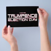 STEM TRUMPENCE: VERKIEZINGSDAG FLYER (Hand)