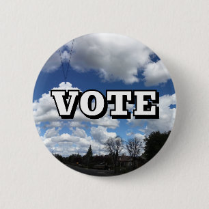 STEM (U kunt het woord wijzigen) Ronde Button 5,7 Cm