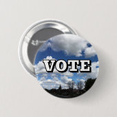 STEM (U kunt het woord wijzigen) Ronde Button 5,7 Cm (Voorkant /achterkant)