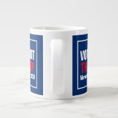 Stem uit de GOP 2024 verkiezing Rood Wit Blauw Grote Koffiekop (Achterkant)