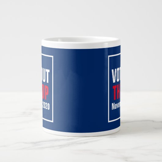 Stem uit de GOP 2024 verkiezing Rood Wit Blauw Grote Koffiekop (Voorkant)