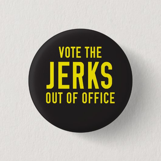 Stem uit de politieke Button van de Kantoor (Voorkant)