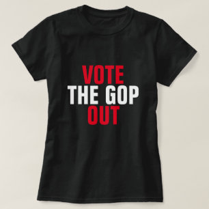 Stem uit Rood en Wit GOP T-shirt