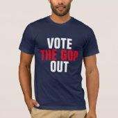 Stem uit Rood en Wit GOP T-shirt (Voorkant)