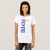 Stem USA Rood Wit en Blauw T-shirt (Voorkant volledig)