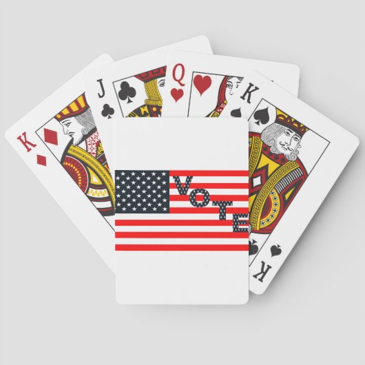 Stem Usa Speelkaarten (Achterkant)