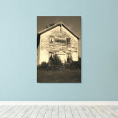 Stem van de Gemelde Druk van het Canvas van de Men (Insitu (Houten vloer))